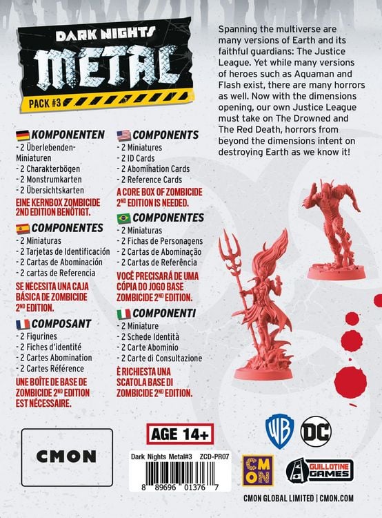 Produktbild: Zombicide - Zweite Edition: Batman Dark Nights Metal Pack 3