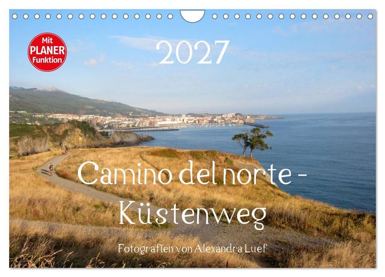 Produktbild: Camino del norte - K&uuml;stenweg (Wandkalender 2027 DIN A4 quer), CALVENDO Monatskalender