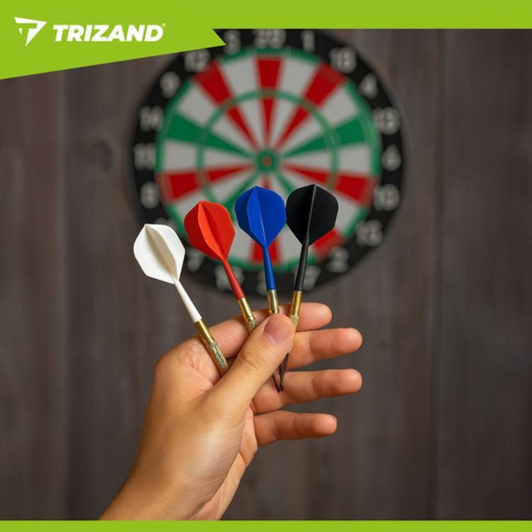 Produktbild: Darts-Set 12-tlg. + Spitzen Trizand 26100