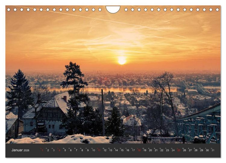 Produktbild: Barockstadt Dresden (Wandkalender 2026 DIN A4 quer), CALVENDO Monatskalender
