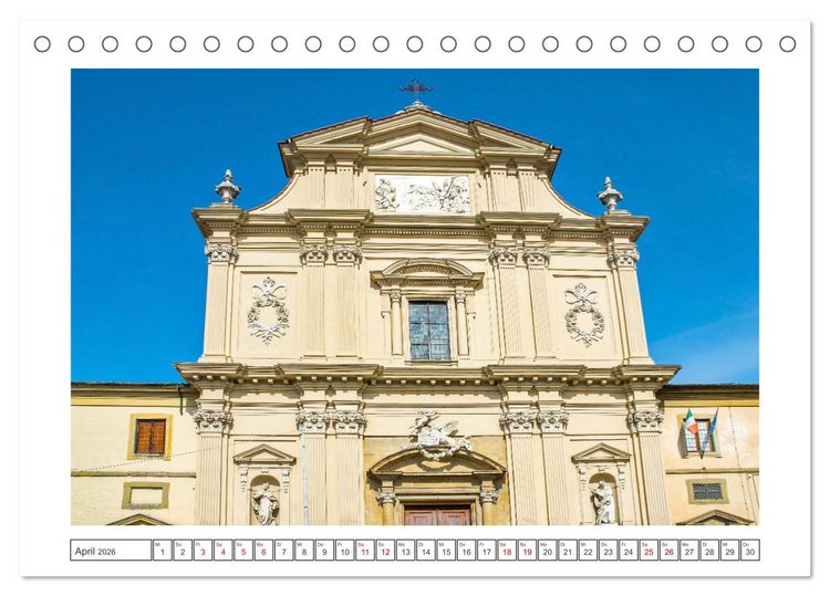 Produktbild: Florenz - Reiseziel in der Toskana (Tischkalender 2026 DIN A5 quer), CALVENDO Monatskalender
