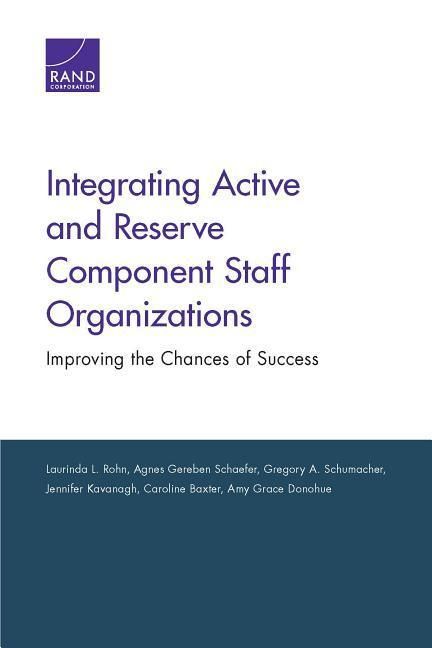 Produktbild: Integrating Active and Reserve Component Staff Organizations