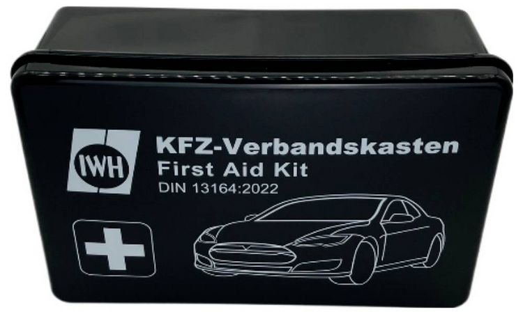 Produktbild: IWH 023514 KFZ-Verbandkasten "Kompakt" DIN 13164:2022 Verbandkasten DIN 13164, DIN 13164 02-2022 1 St.