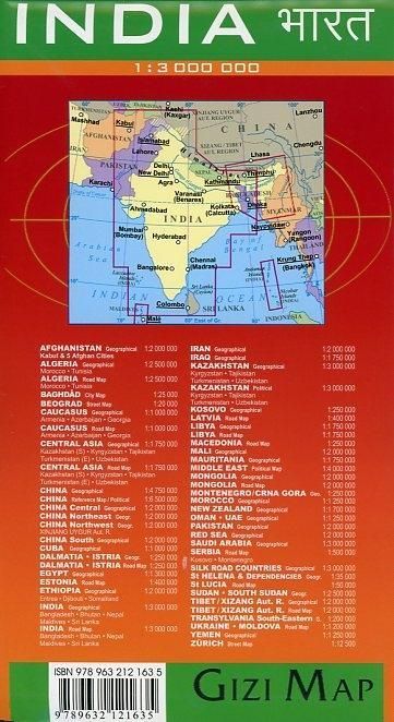 Produktbild: India Geographical Map