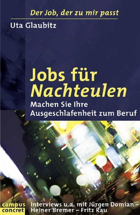 Produktbild: Jobs f&uuml;r Nachteulen