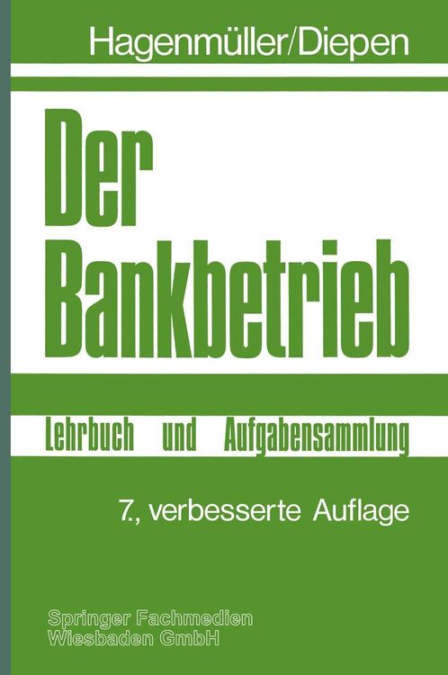 Produktbild: Der Bankbetrieb
