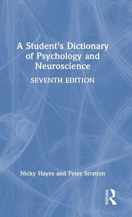 Produktbild: A Student's Dictionary of Psychology and Neuroscience