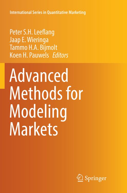 Produktbild: Advanced Methods for Modeling Markets