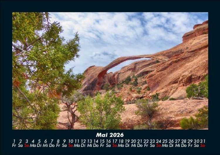 Produktbild: Landschaftskalender 2026 Fotokalender DIN A5