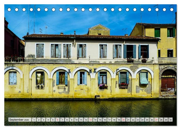 Produktbild: Chioggia - Venedigs kleine Schwester (Tischkalender 2026 DIN A5 quer), CALVENDO Monatskalender