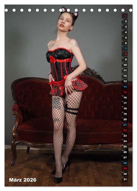 Produktbild: Miss Mia KittyCatz (Tischkalender 2026 DIN A5 hoch), CALVENDO Monatskalender