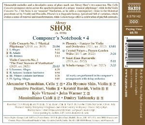 Produktbild: Shor: Composer's Notebook,Vol. 4