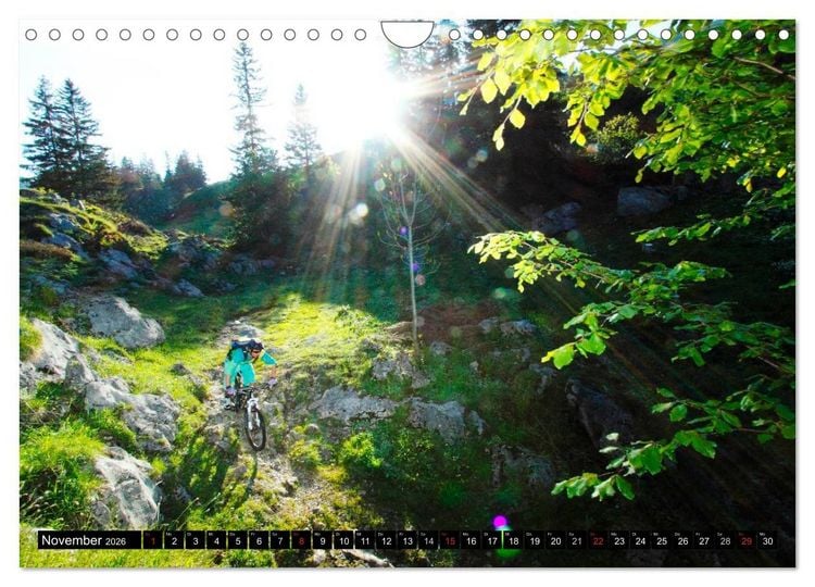 Produktbild: Mountainbike Spirit 2026 (Wandkalender 2026 DIN A4 quer), CALVENDO Monatskalender