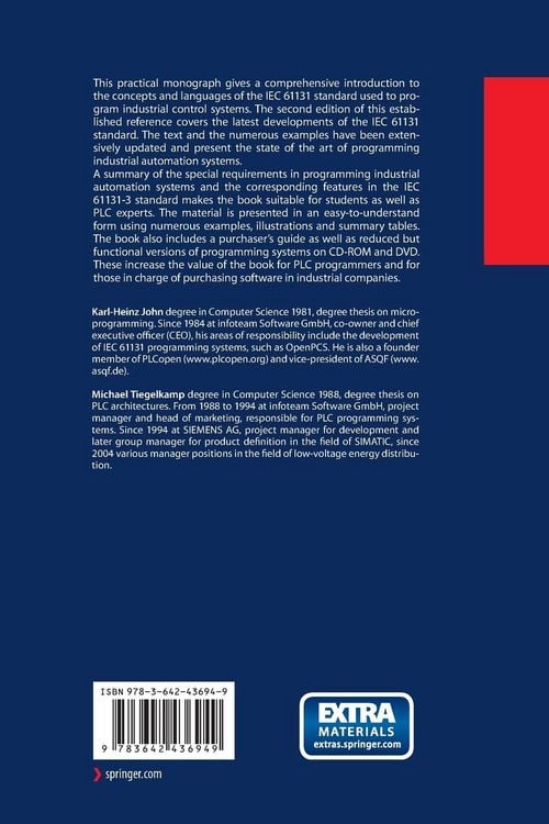 Produktbild: IEC 61131-3: Programming Industrial Automation Systems