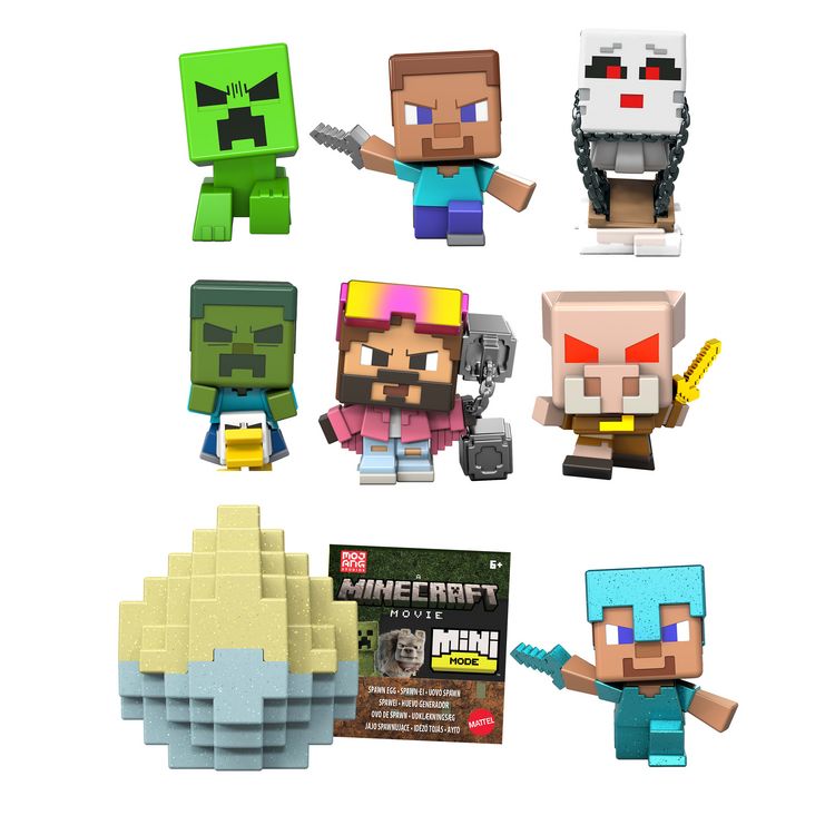 Produktbild: Minecraft Mini Mode Spawn Egg Sortiment