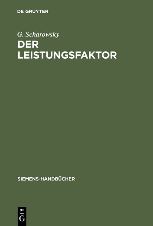 Produktbild: Der Leistungsfaktor