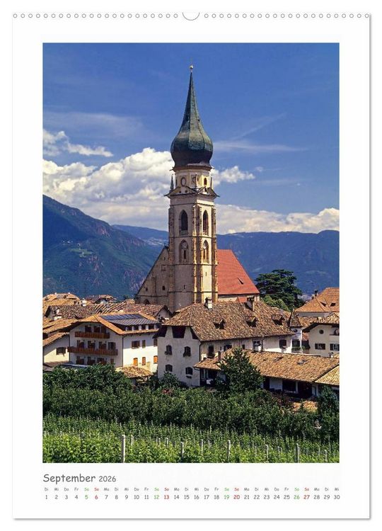 Produktbild: S&uuml;dtirol - Ein Erlebnis f&uuml;r das Auge (Wandkalender 2026 DIN A2 hoch), CALVENDO Monatskalender