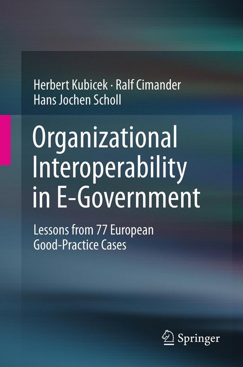 Produktbild: Organizational Interoperability in E-Government