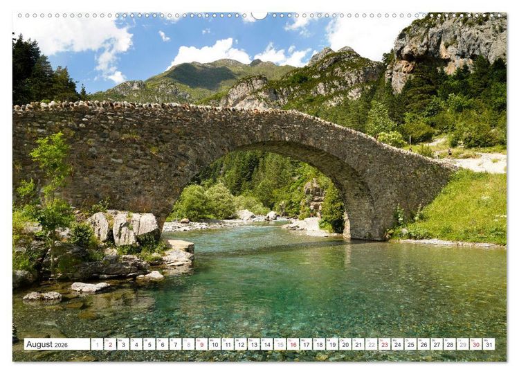 Produktbild: Spanien - die Pyren&auml;en (hochwertiger Premium Wandkalender 2026 DIN A2 quer), Kunstdruck in Hochglanz