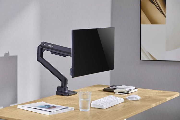 Produktbild: SpeaKa Professional SP-MM-970 Monitorhalterung 1 Display(s) 43,2 cm (17") - 124,5 cm (49") Schwarz H&ouml;henverstellbar, Neigbar, Schwenkbar