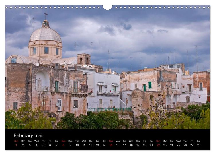 Produktbild: Apulia (Wall Calendar 2026 DIN A3 landscape), CALVENDO 12 Month Wall Calendar