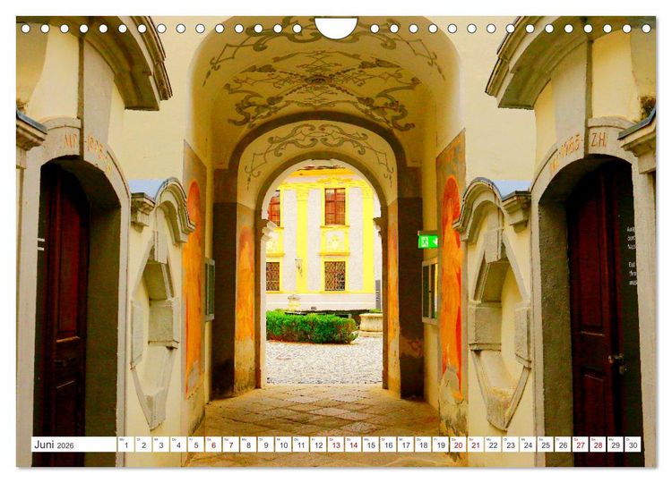 Produktbild: Melk und D&uuml;rnstein, zwei malerische St&auml;dtchen in der Wachau (Wandkalender 2026 DIN A4 quer), CALVENDO Monatskalender