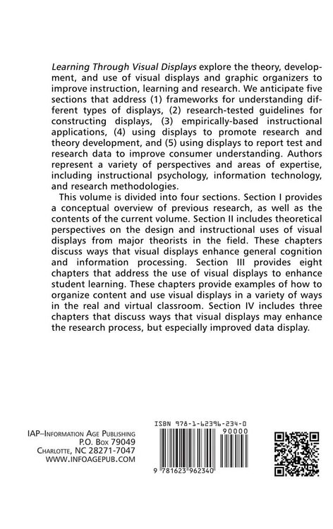 Produktbild: Learning Through Visual Displays (Hc)