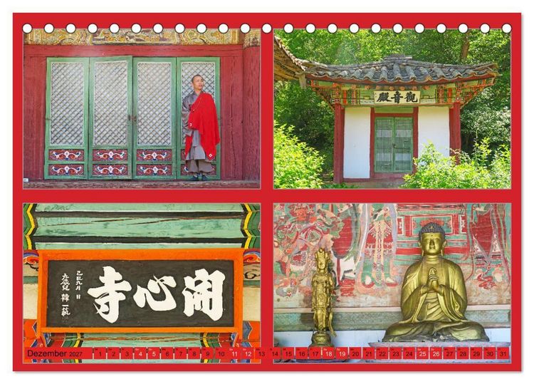 Produktbild: NORDKOREA - SCH&Ouml;NES UNGEW&Ouml;HNLICHES FARBIGES FREUNDLICHES (Tischkalender 2027 DIN A5 quer), CALVENDO Monatskalender