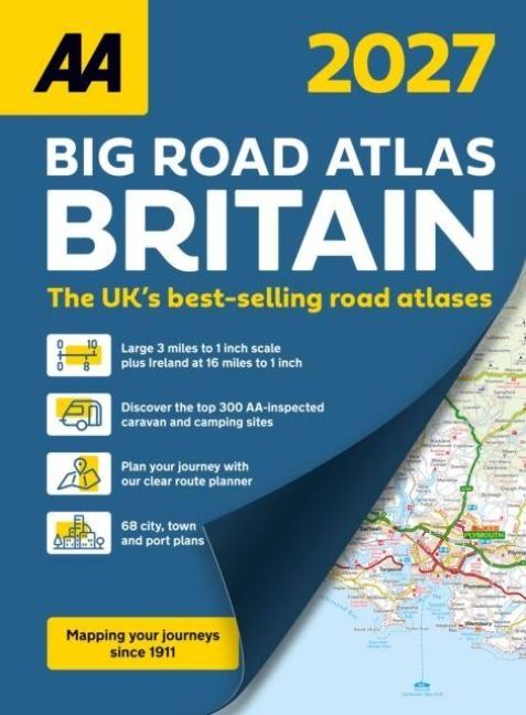 Produktbild: AA Big Road Atlas Britain 2027