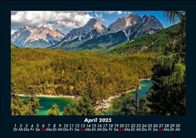 Produktbild: Landschaftskalender 2025 Fotokalender DIN A5