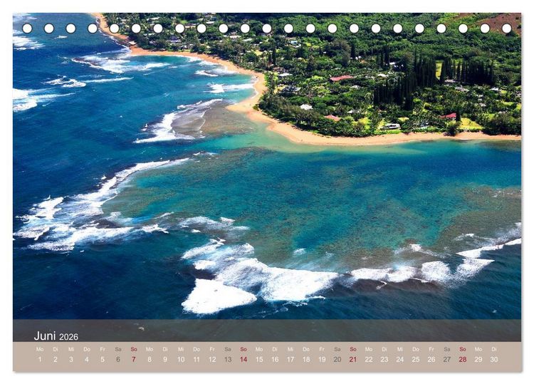 Produktbild: Aloha aus Hawaii (Tischkalender 2026 DIN A5 quer), CALVENDO Monatskalender