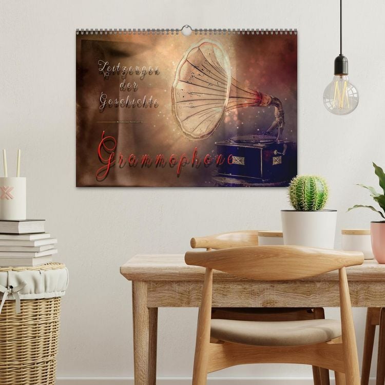 Produktbild: Grammophone - Zeitzeugen der Geschichte (Wandkalender 2026 DIN A3 quer), CALVENDO Monatskalender
