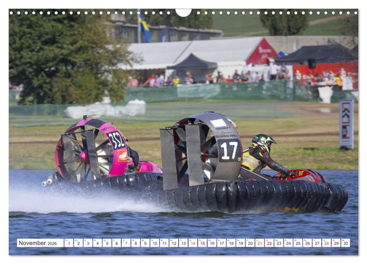 Produktbild: Hovercraft Formel 1 Weltmeisterschaft (Wandkalender 2026 DIN A3 quer), CALVENDO Monatskalender