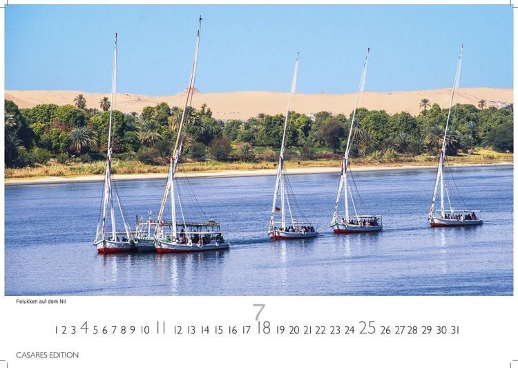 Produktbild: &Auml;gypten Kalender 2027 &ndash; Wandkalender | Fotokalender Afrika 24x35 cm - mit atemberaubenden Fotos der Pyramiden, Sphinx, Luxor & mehr