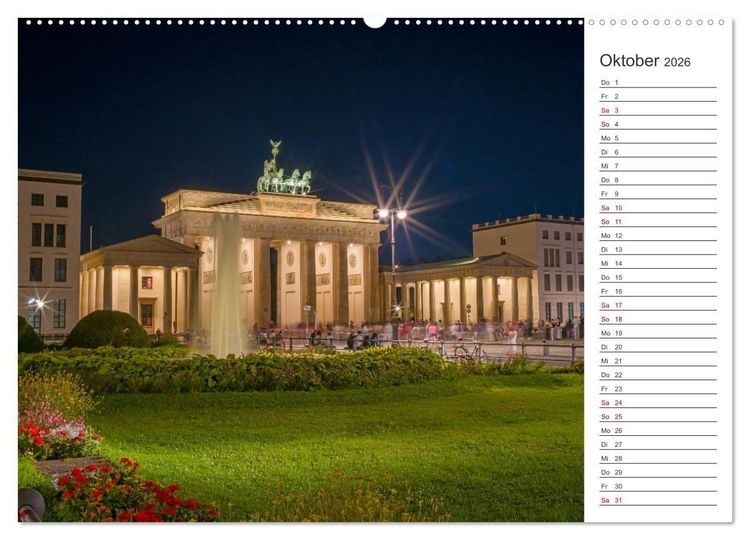 Produktbild: Berlin-Zentrum - Der Planer (Wandkalender 2026 DIN A2 quer), CALVENDO Monatskalender