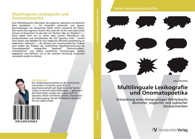 Produktbild: Multilinguale Lexikografie und Onomatopoetika