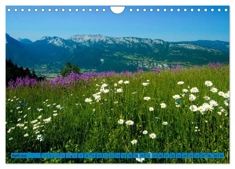 Produktbild: Frankreichs Alpenregionen (Wandkalender 2026 DIN A4 quer), CALVENDO Monatskalender