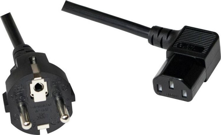 Produktbild: LogiLink Kaltger&auml;te Anschlusskabel [1x Schutzkontakt-Stecker - 1x Kaltger&auml;te-Buchse C13] 2.00 m Schwarz