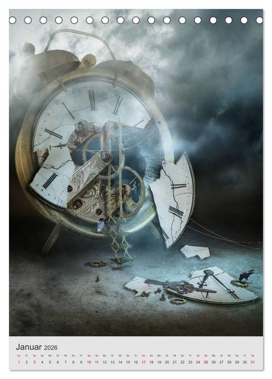 Produktbild: Zwischenzeitlich im Reich der Fantasie (Tischkalender 2026 DIN A5 hoch), CALVENDO Monatskalender