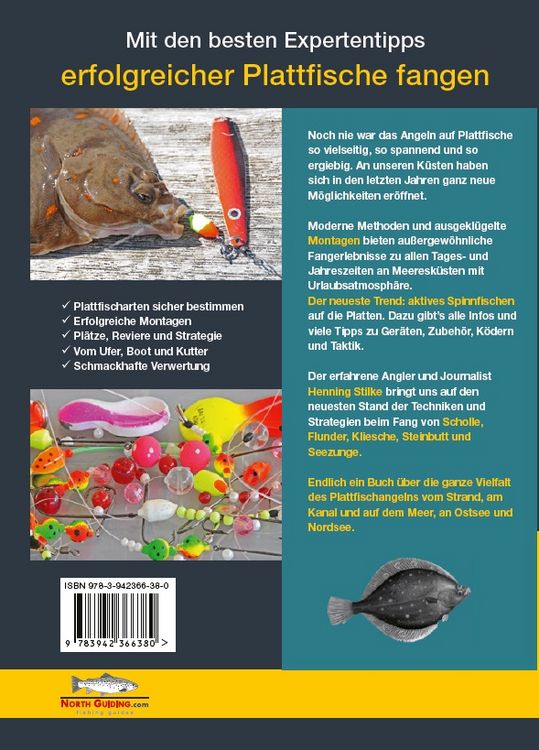 Produktbild: Plattfische angeln in der Brandung, vom Boot und Kutter
