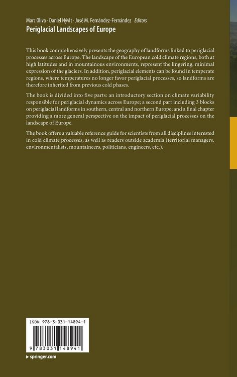 Produktbild: Periglacial Landscapes of Europe