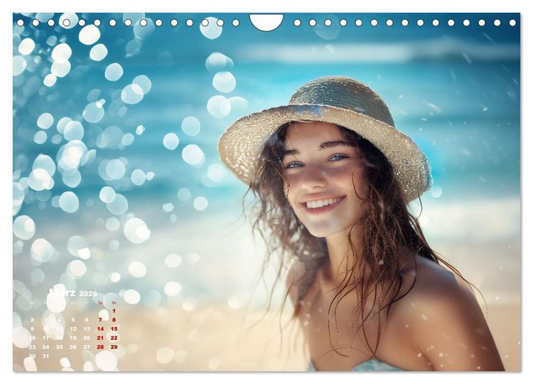 Produktbild: Endlich Strandurlaub (Wandkalender 2026 DIN A4 quer), CALVENDO Monatskalender