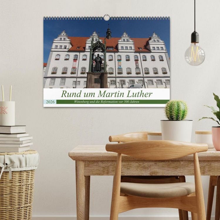 Produktbild: Rund um Martin Luther (Wandkalender 2026 DIN A3 quer), CALVENDO Monatskalender