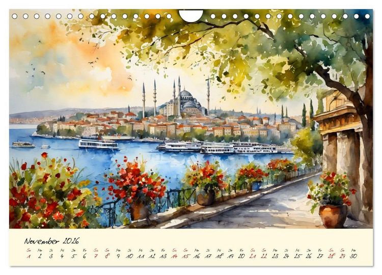 Produktbild: T&uuml;rkei - Land auf zwei Kontinenten (Wandkalender 2026 DIN A4 quer), CALVENDO Monatskalender