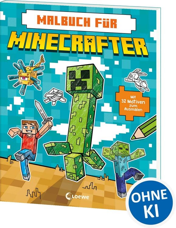 Produktbild: Malbuch f&uuml;r Minecrafter