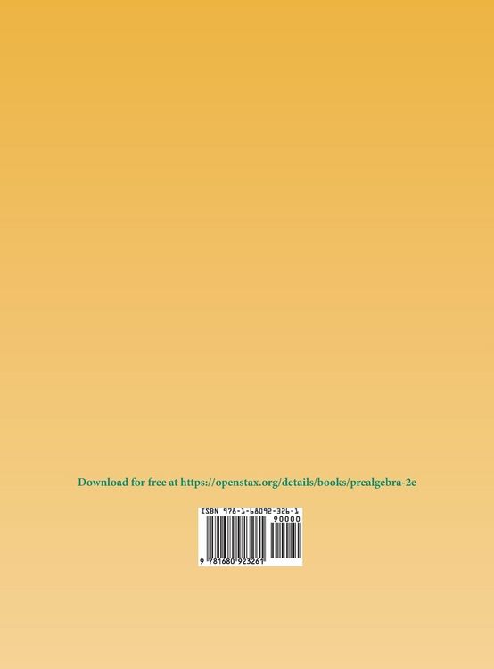 Produktbild: Prealgebra 2e
