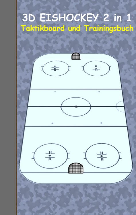 Produktbild: 3D Eishockey 2 in 1 Taktikboard und Trainingsbuch