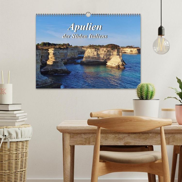 Produktbild: Apulien ... der S&uuml;den Italiens (Wandkalender 2026 DIN A3 quer), CALVENDO Monatskalender