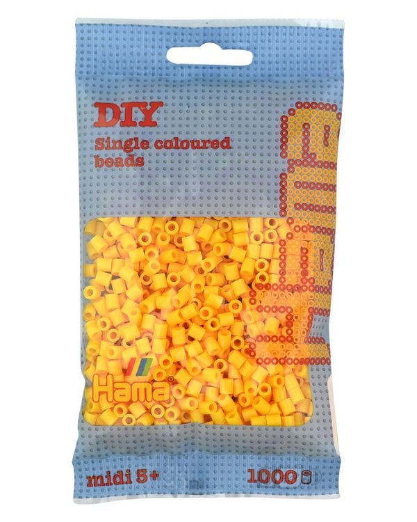 Produktbild: Hama&reg; B&uuml;gelperlen Perlen, gelb, 1.000 St&uuml;ck.
