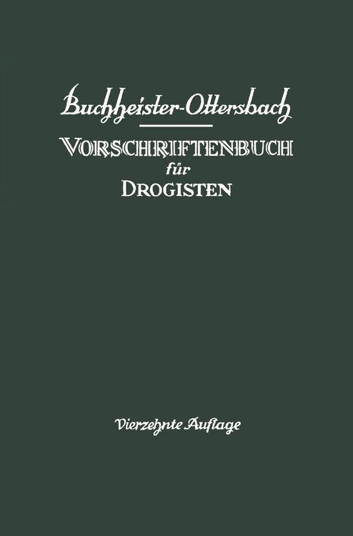 Produktbild: Vorschriftenbuch f&uuml;r Drogisten